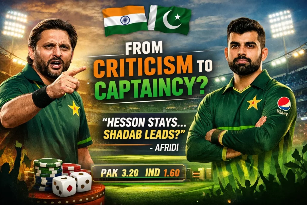 Shahid Afridi Changes Tune: The Star He Slammed Is Now His Captain Pick